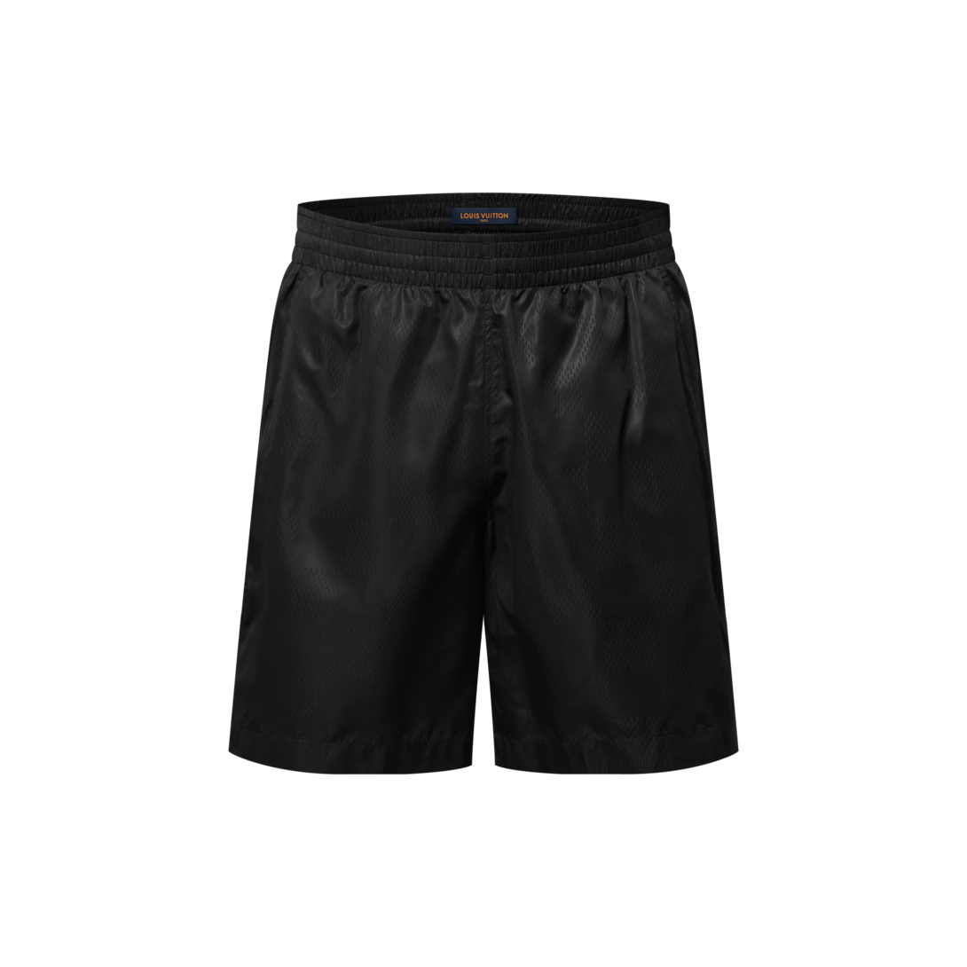 Damier Nylon Swim Shorts - Ready-to-Wear | LOUIS VUITTON